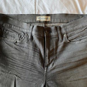 Gently Used Madewell High Riser Skinny Jeans in Grey Wash Women's Size 29 Denim